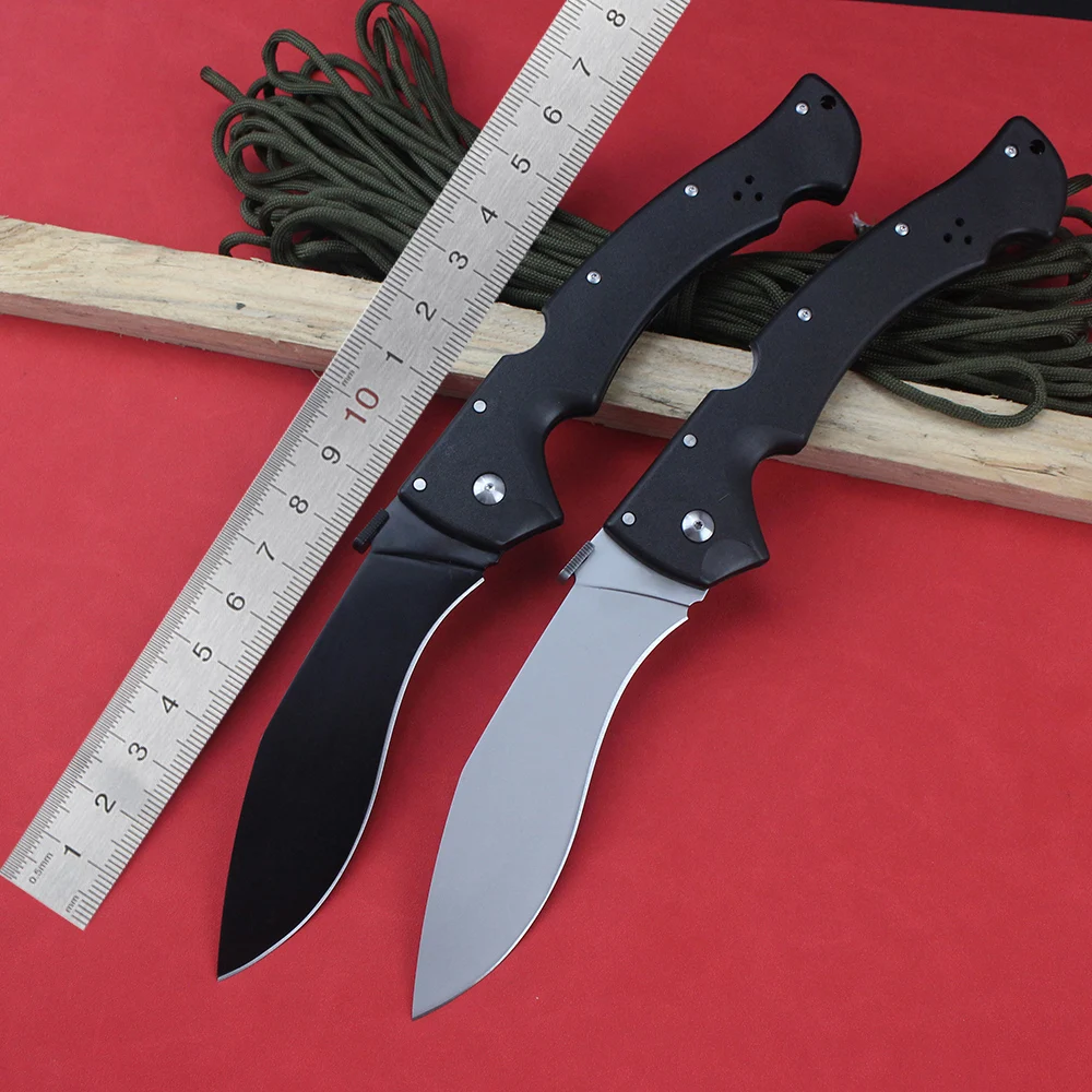 

14.13" Large Cold Outdoor Folding Knife AUS-10A Steel Blade Professional Pocket Tactical Military Hunting Knives edc Tools