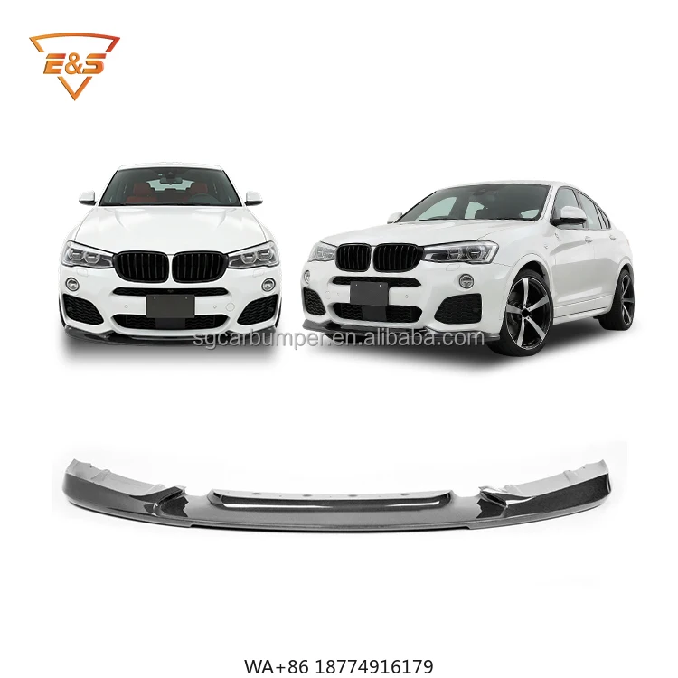 

2014-2017 3D Style Carbon Fiber Front Bumper Lip for X3 F25 F26 Car Front Lip