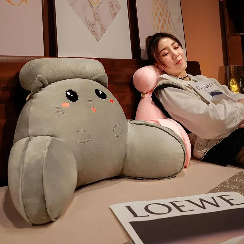 U-شكل الكرتون وسادة ل كرسي ، لطيف الراحة وسادة ، لينة الرقبة وسادة ، الخصر حماية ، أريكة ، السرير ، مكتب مسند الظهر ، قراءة الدعم ، القطن كرسي وسادة