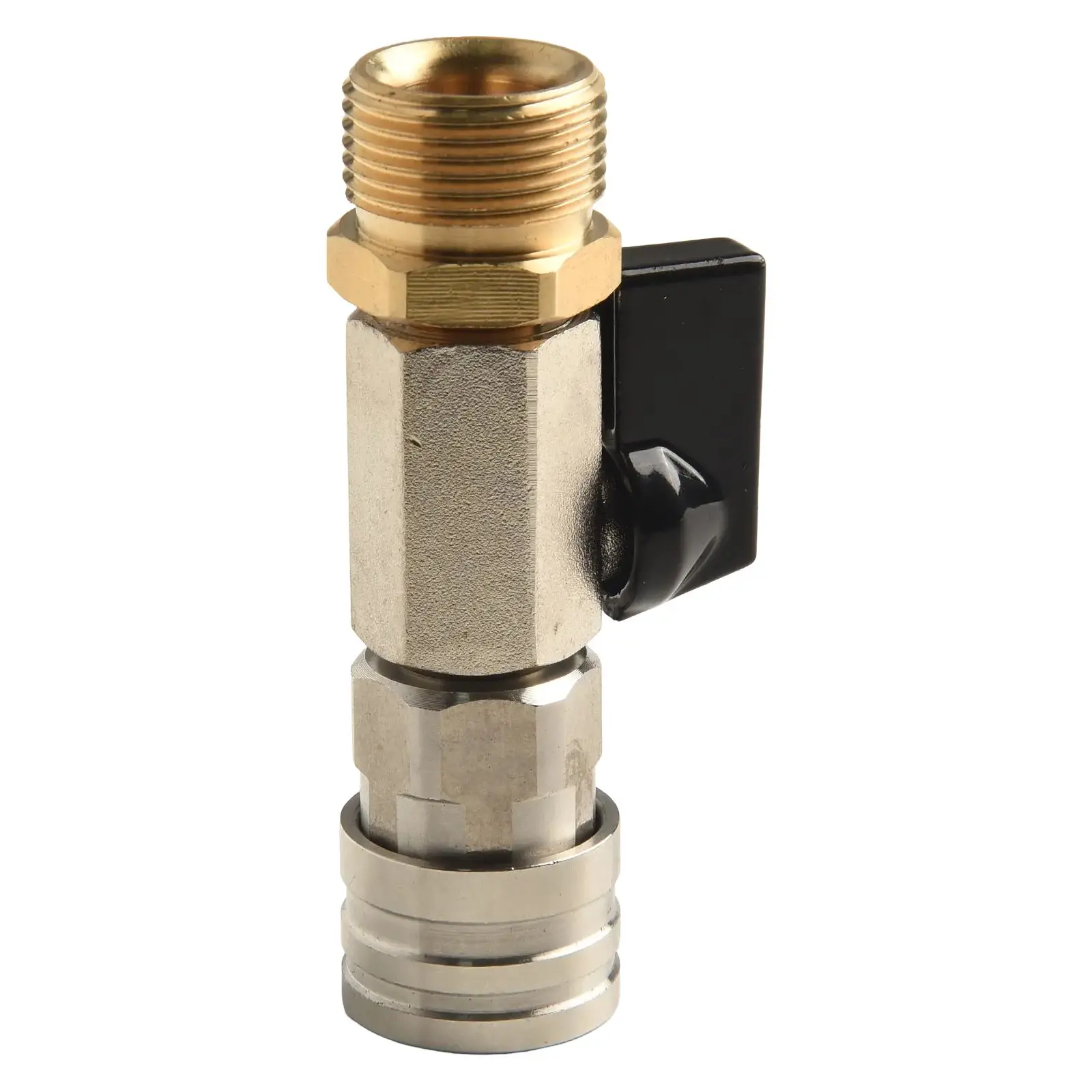 

Washer Ball Valve Valve Home Office Shop Enhanced Durability Easy Installation Silver Color Water Flow Control