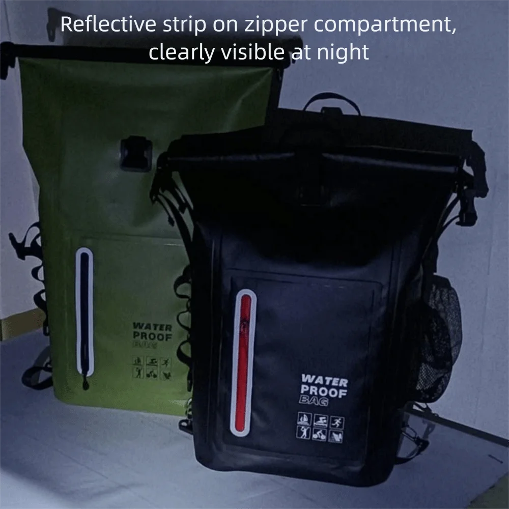 versatile-25-l-outdoor-waterproof-backpack-pvc-reflective-strips-camping-bag-comfortable-large-capacity-travel-bag-for-men