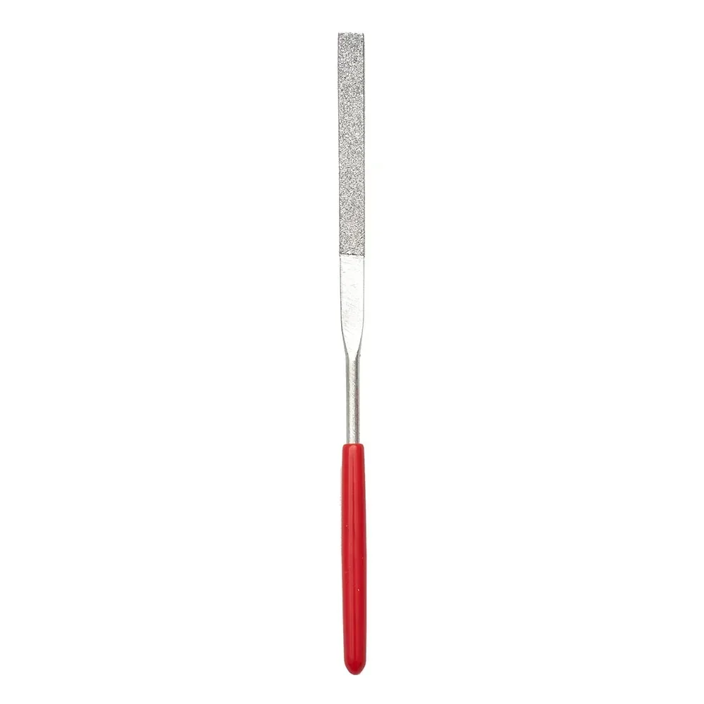 2Pcs Needle Files Plastic Handle Metal Stone Grinding Flat Needle File DIY Wood Rasp File Needle Jewelry Polishing Hand Tools