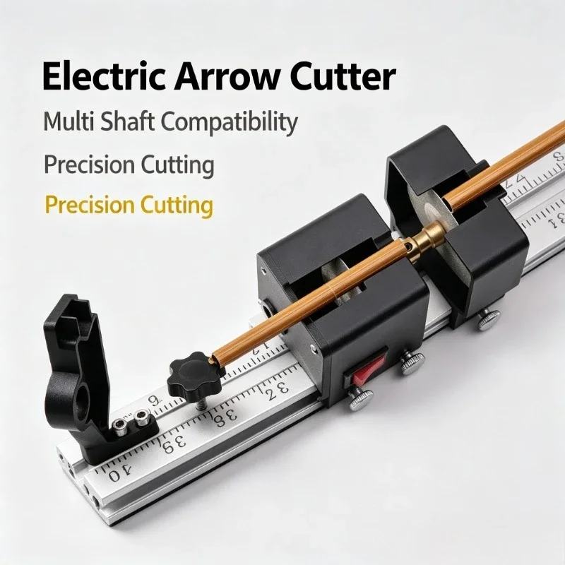 Electric Arrow Cutter Tool for Recurve Compound Bow Pure Carbon Mixed Carbon Arrow Shaft Easy Operation DIY Accessory
