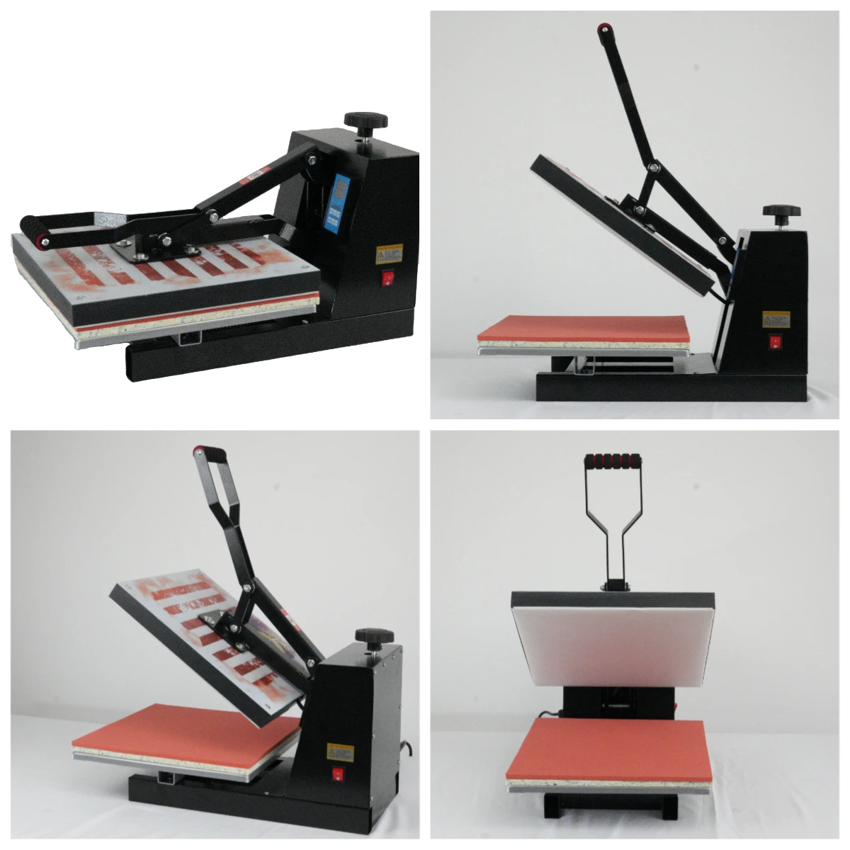 WJW 15*15 Custom Pattern High Pressure T-Shirt Printing Sublimation Machine  Heat Press Machine