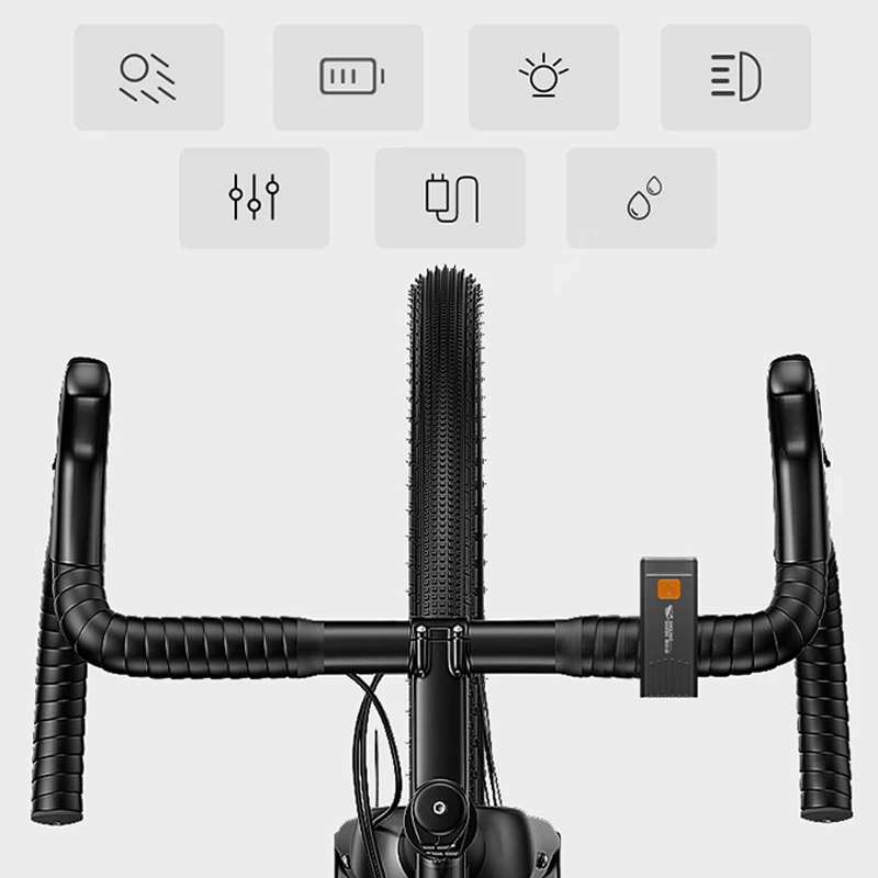 

New New Bike Light Type-C Charging LED Cycling Front Lamp Headlight 4 Modes Road Bike Flashlight Bicycle Light Accessories