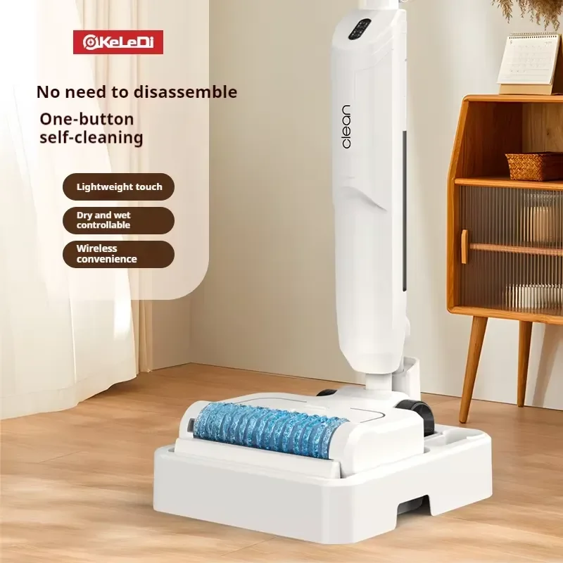 Portable Mopping Wireless Floor Washer Cordless Vacuum And Mop All-in-one Floor Cleaner view 2