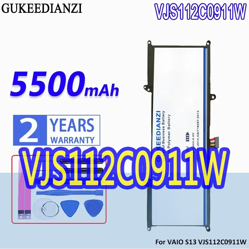 

Durable Laptop Battery For Sony Vaio S13 VJS112C0911W VJS132C0711B VJS131C0211S VJS112C0111B VJ8BPS52 5500mAh