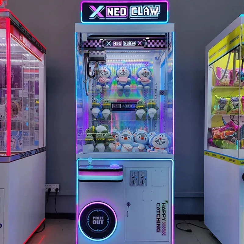 2026 Hot Sale Neofuns Claw Crane Grab Machine Coin Operated Games Toy Plush Vending Arcade Metal Cabinet Doll Machine With