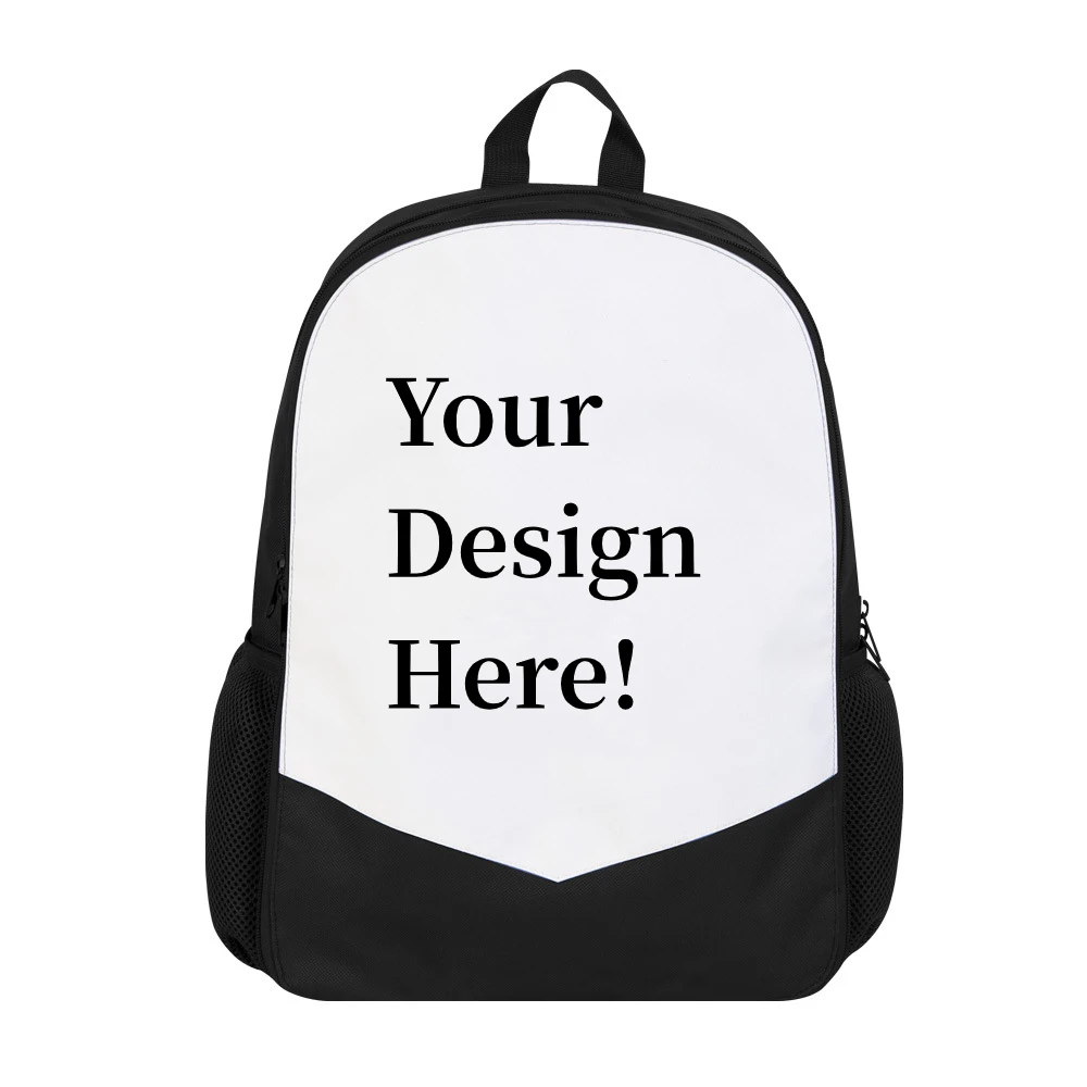 Sac à dos personnalisé pour étudiants, cartable personnalisé, bricolage, imprimer votre logo, sacs de rangement de voyage photo, cadeau créatif personnalisé