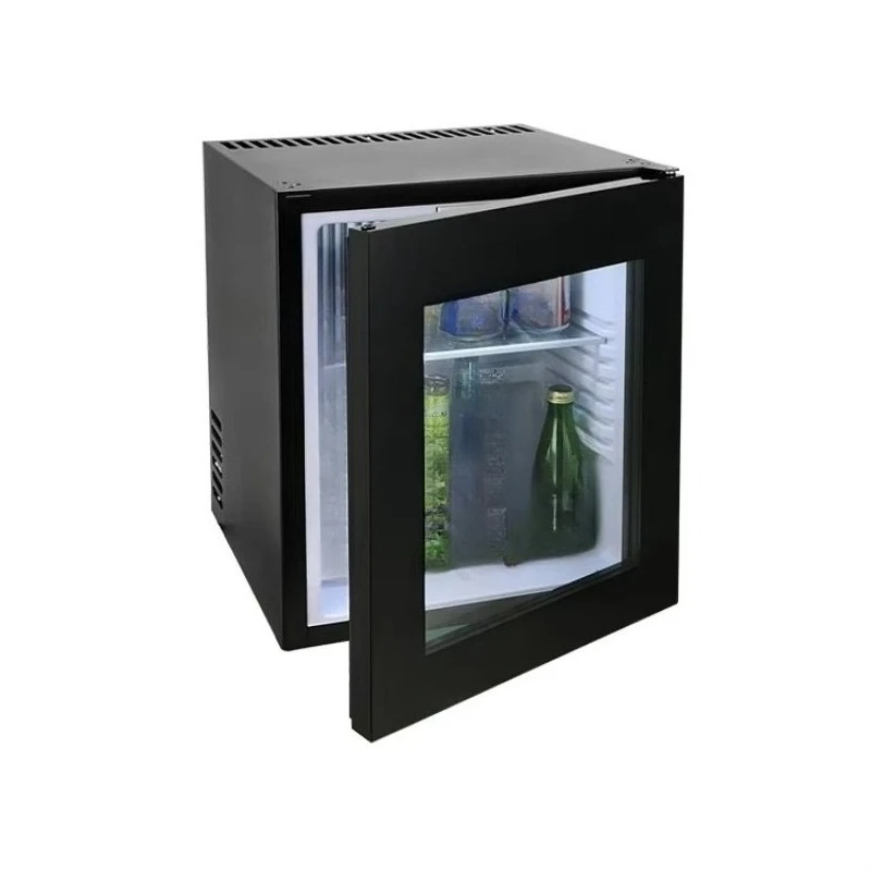 Factory Direct 2026 Hotel Rooms Mini Bar 30L Absorbent Mini Bar with Light Emitting Diode Refrigerator Compact