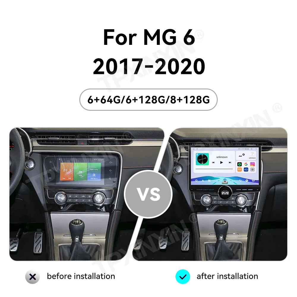11.5 Inch Screen Car Radio For MG 6 2017-2020 Android GPS Navigation Multimedia Video Player Stereo Receiver Head Unit