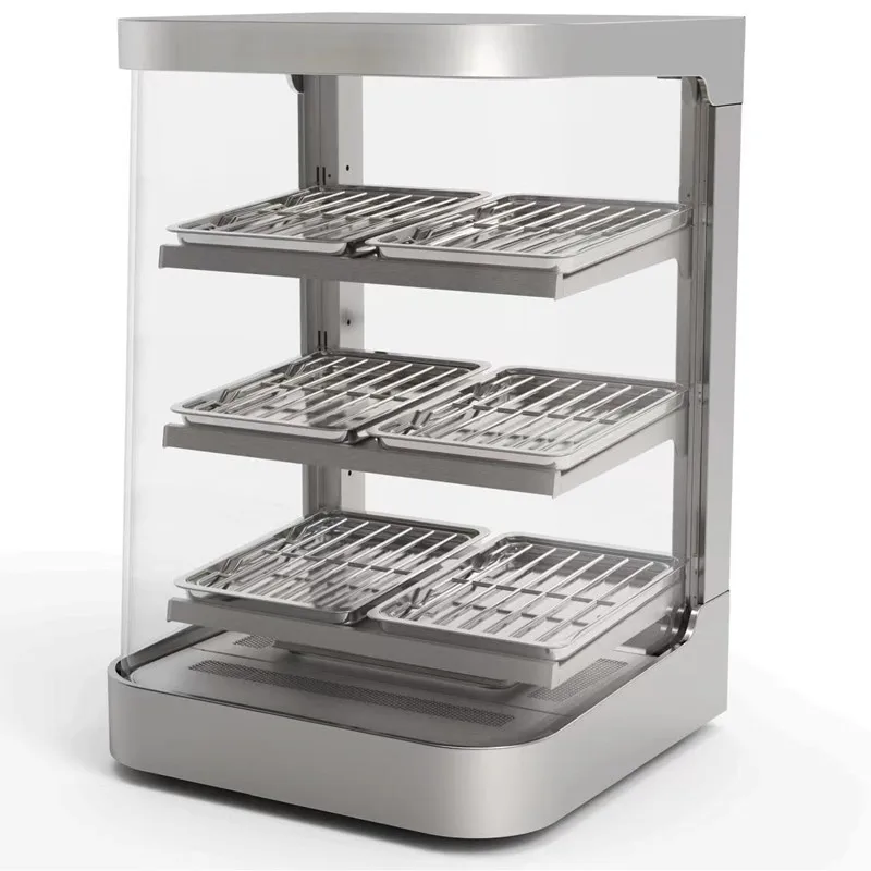 Convenience Store Electric Pie Warmer and Hot Food Display showcase Deli Display Bakery Warmer