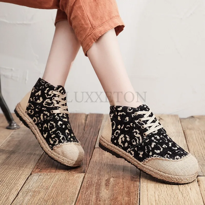 Flat Bottomed Low Cut Cotton and Linen Cloth Shoes Casual Comfortable Fashionable Breathable Lightweight Minimalist Board Shoes