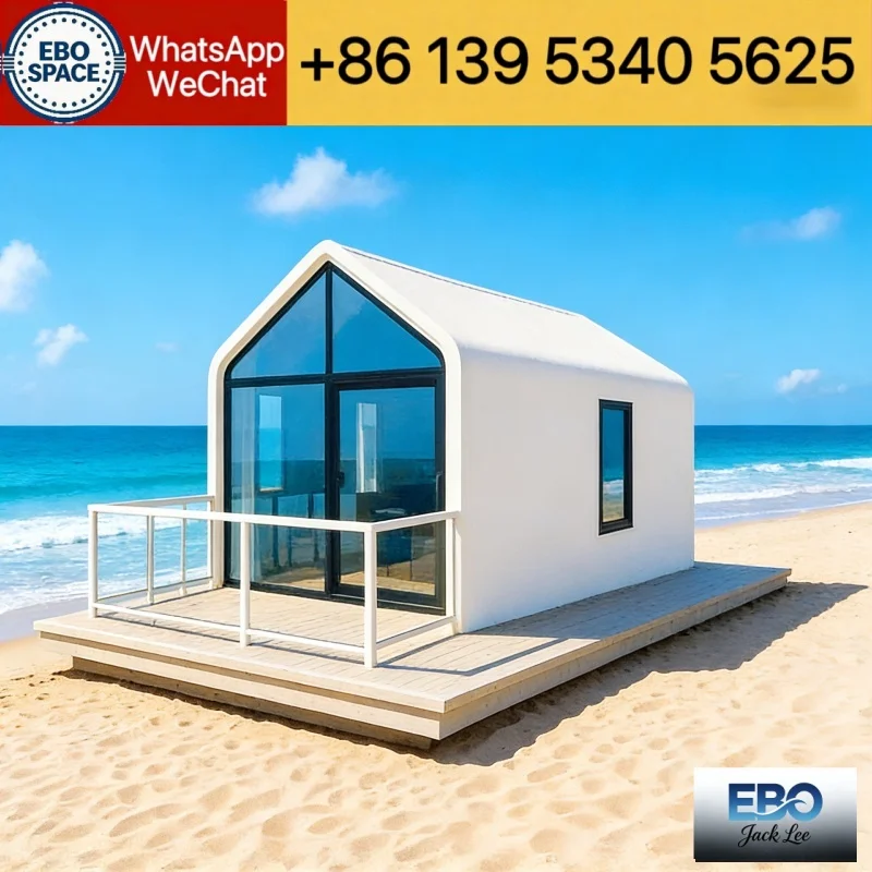 40ft Mobile House Expandable Box Container House Low Cost 2-3 Bedrooms with Kitchen Shower Folding House