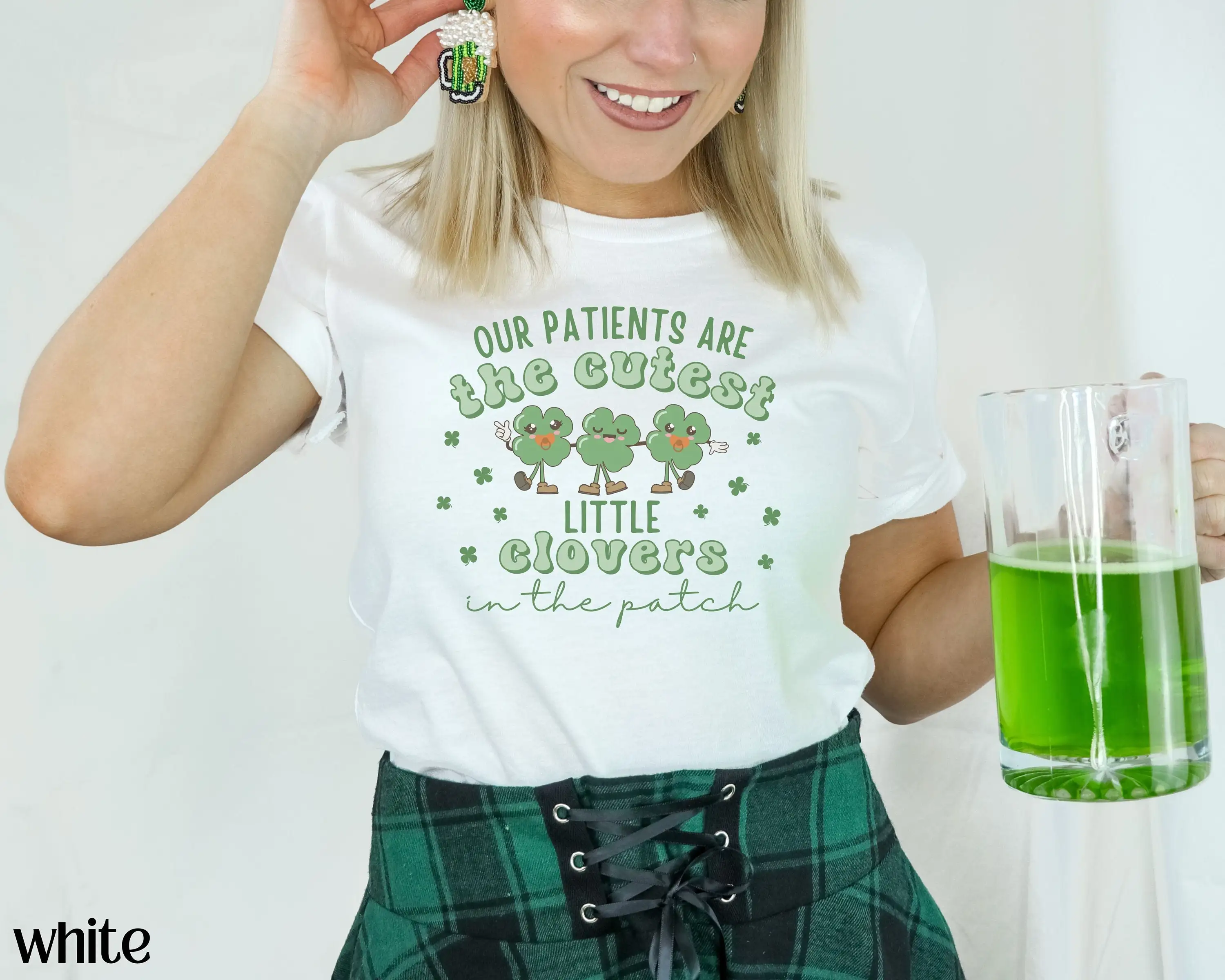 Peds Nurse St Patricks Day T Shirt Cutest Clovers In The Patch Nicu Special Care Nursery Picu Pattys