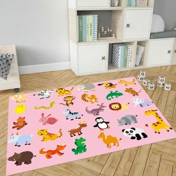 멀티 사이즈 어린이 디지털 게임, 소년 소녀 만화 게임 카펫, 유치원 조기 교육 아기 크롤링 매트, 미끄럼 방지 매트 