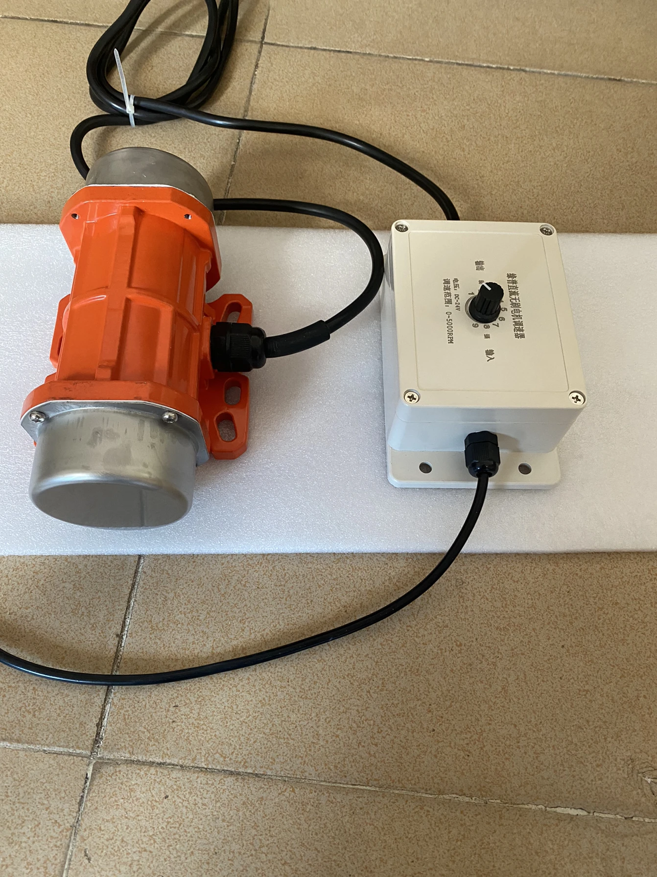 90W 100W 120W 24V DC Brushless Bldc ​Motor with Speed Regulator Vibration Engine Concrete Vibrator High Frequency Vibrator