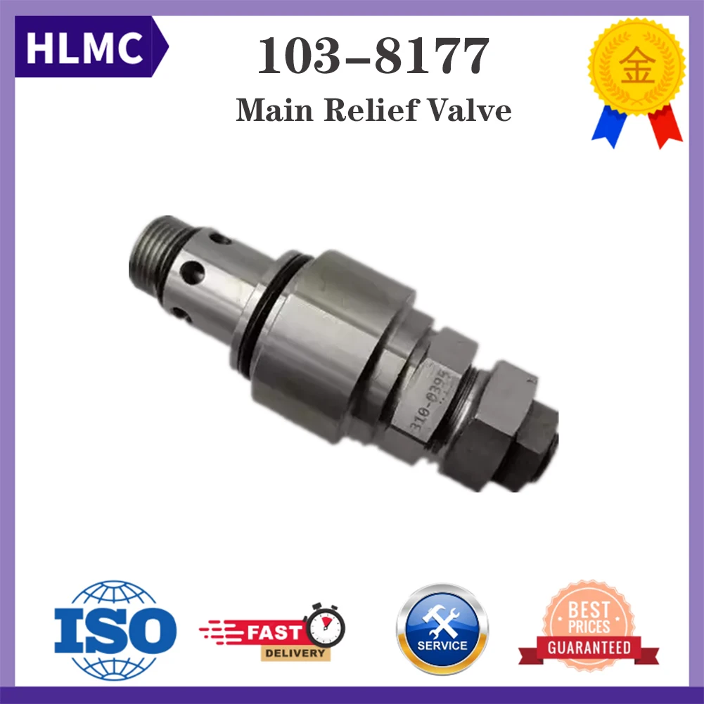 

Excavator Parts 320C 320D E320C E320D Main Relief Valve 103-8177 1038177 Service Valve Relief Valves