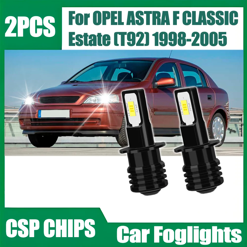 

2 шт. светодиодные противотуманные фары CSP для OPEL ASTRA F CLASSIC Estate (T92) 1998-2005, 6000K, белый свет
