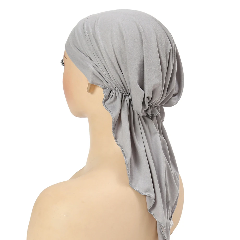 RIMAIRE-Turban d\'intérieur en polyester pour femme, bandeau de sauna de styliste, hijab musulman solide, chapeaux à la mode, couvre-cheveux pour