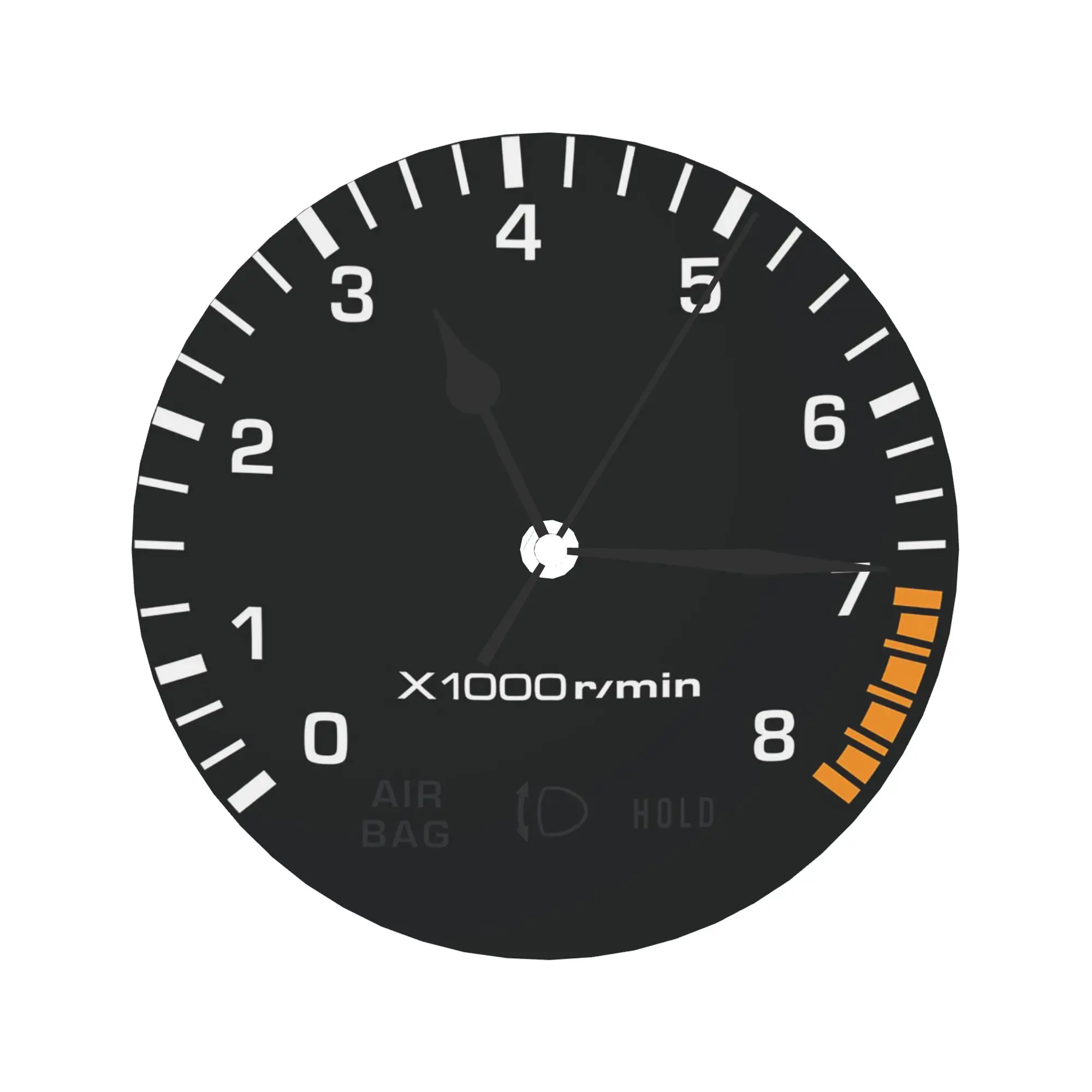 Miata  Eunos Roadster Tachometer Wall Wall Clock Room Decoration Silent Round Clock for Bedroom Living Kitchen Home