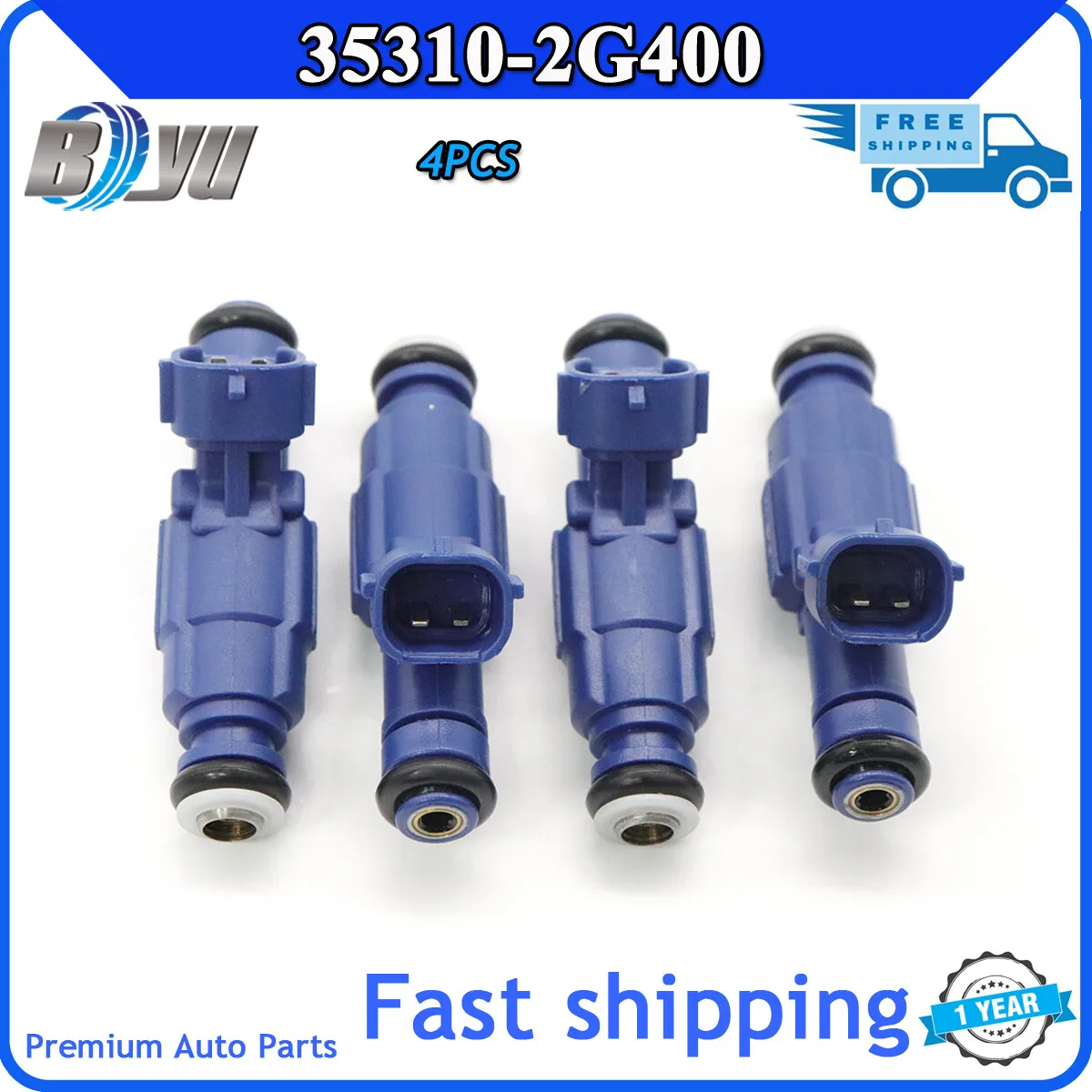 

New Car Fuel Injector Nozzle 35310-2G400 4PCS for HYUNDAI EQUUS SONATA TUCSON 2.0L for KIA FORTE 2.0L RONDO SPORTAGE 353102G400