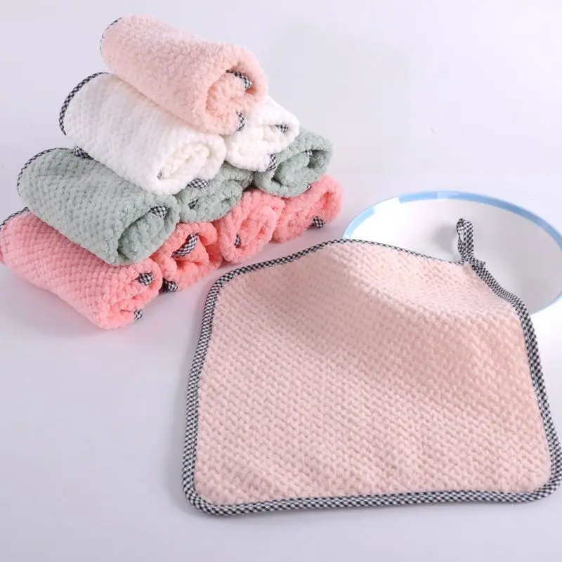 Hangable Rags, Easy To Clean, Hygienic Dish Towel, Non-stick Oil, Kitchen Lazy, Wipe Tablecloth, Scouring Pad, Edging Towel