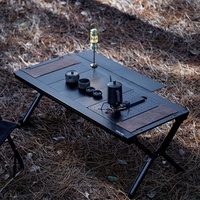 Camping IGT Table Lightweight Multifunctional Aluminum Alloy Table Ultralight Folding Camping Desk Picnic Tactical IGT Table