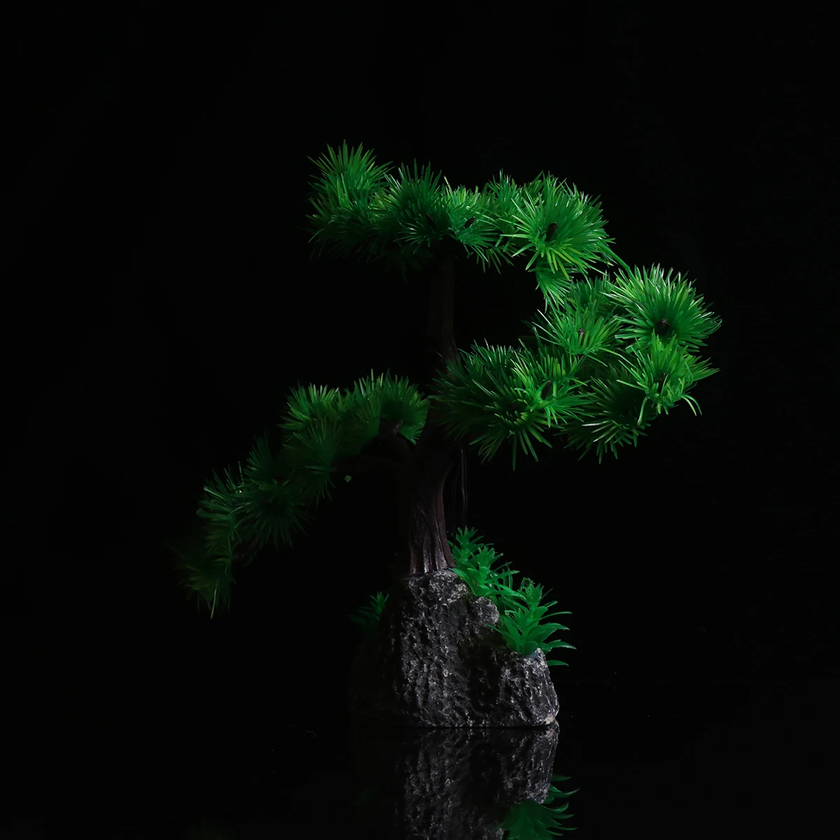 

Fake Plants for Fish Tanks Artificial Green Coconut Decor Aquariums Decorate Tree