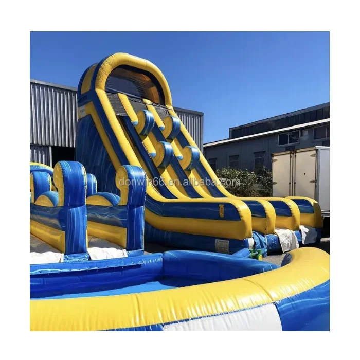 Big Slide Inflatable Water Slide Commercial PVC Inflatable Bounce House Dry Slides Inflatable Castle for Party Rentals