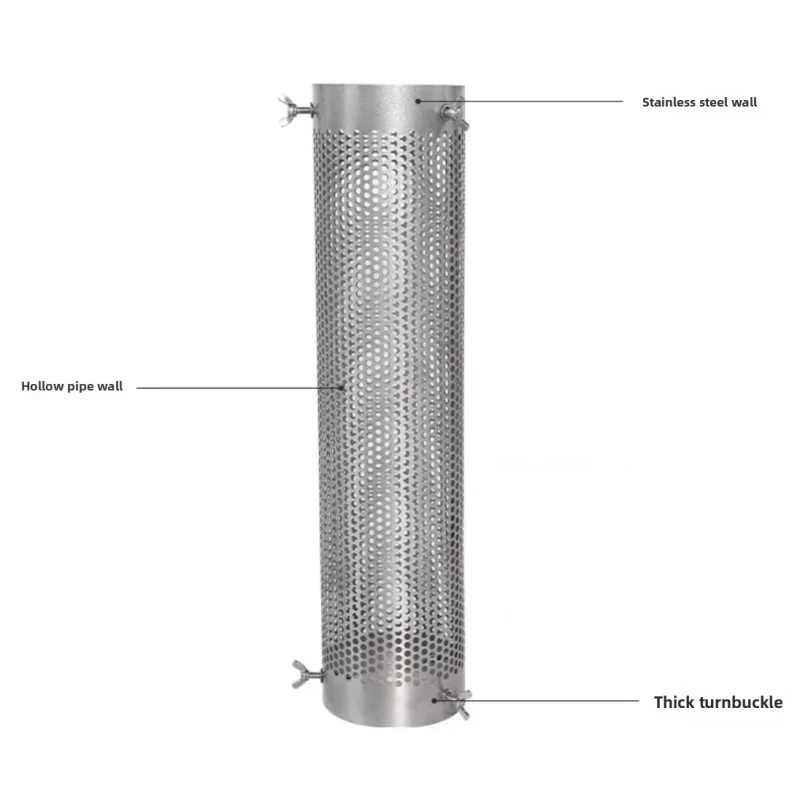 ท่อเตาแคมป์ปิ้งสแตนเลส ท่อปล่องควันสำหรับเตาไม้ในเต็นท์กลางแจ้ง ทนความร้อน ป้องกันการลวก อุปกรณ์เสริมเพื่อความปลอดภัย