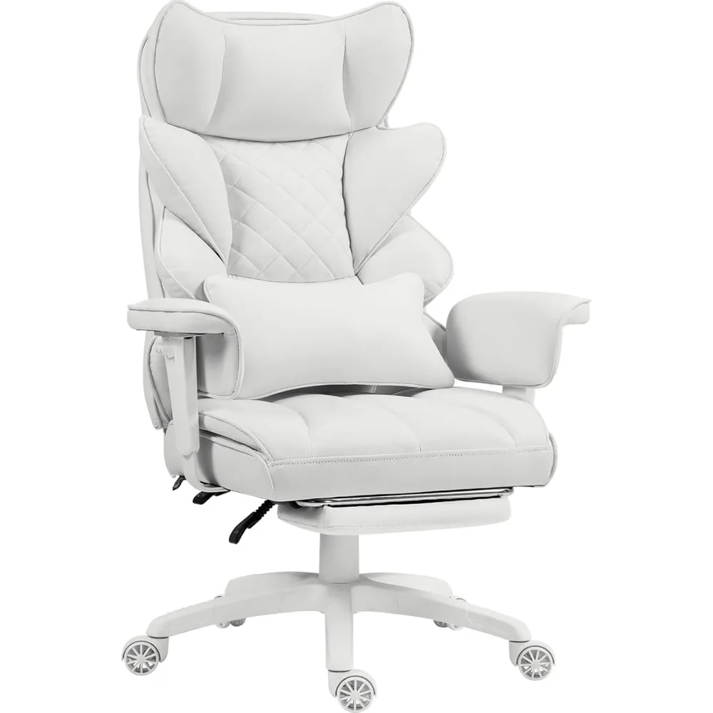

Big and Tall Office Chair with Pocket Spring Cushion,High Back Computer Gaming Chairs with Adjustable Armrests,Executive Desk C