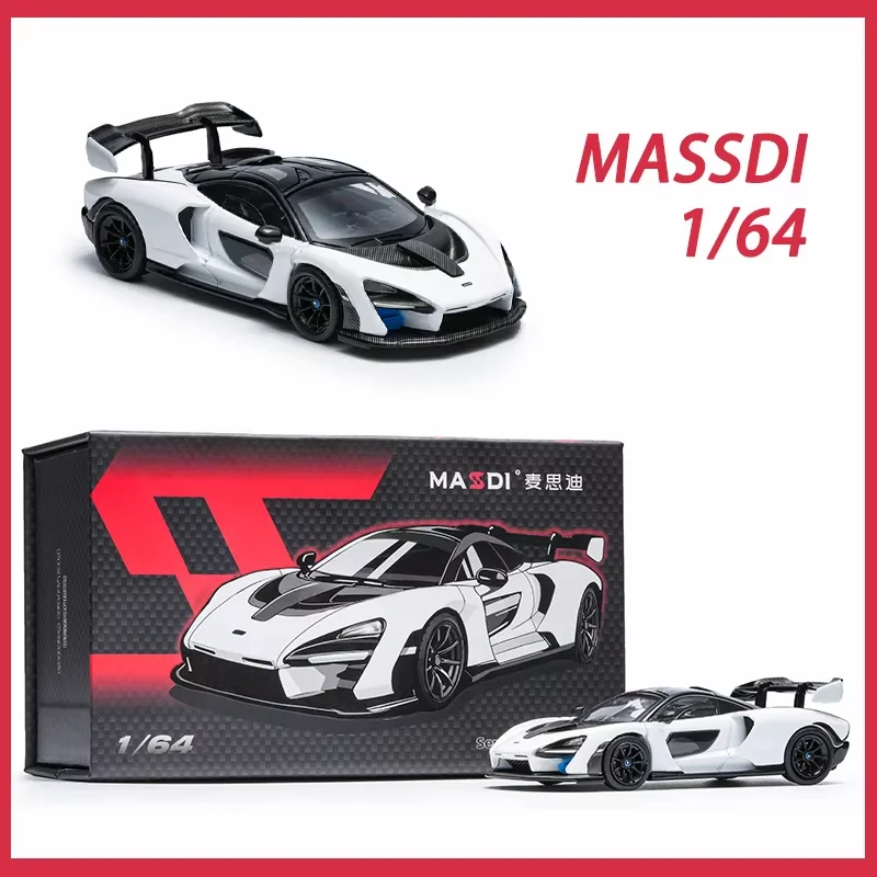 MASSDI 1/64 Schaal SENNA Legering Model Auto Speelgoed Geschenken Collectie Volwassen Souvenir Decoratie Statische Display