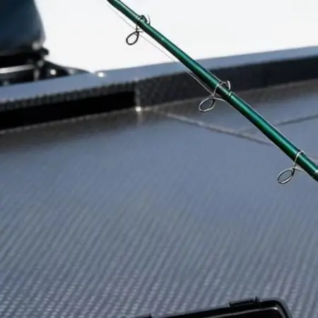 Sturdy Nylon Fishing Rod Holder for Boats Featuring Full 360 Degree Rotation Adjustable Tilt and Secure Rod Fixation