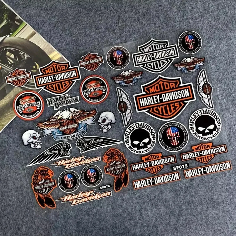 

Car Stickers for Harley Motorcycle Racing Laptop Helmet Luggage Surfing Camping Vinyl Decal Decal Waterproof PVC