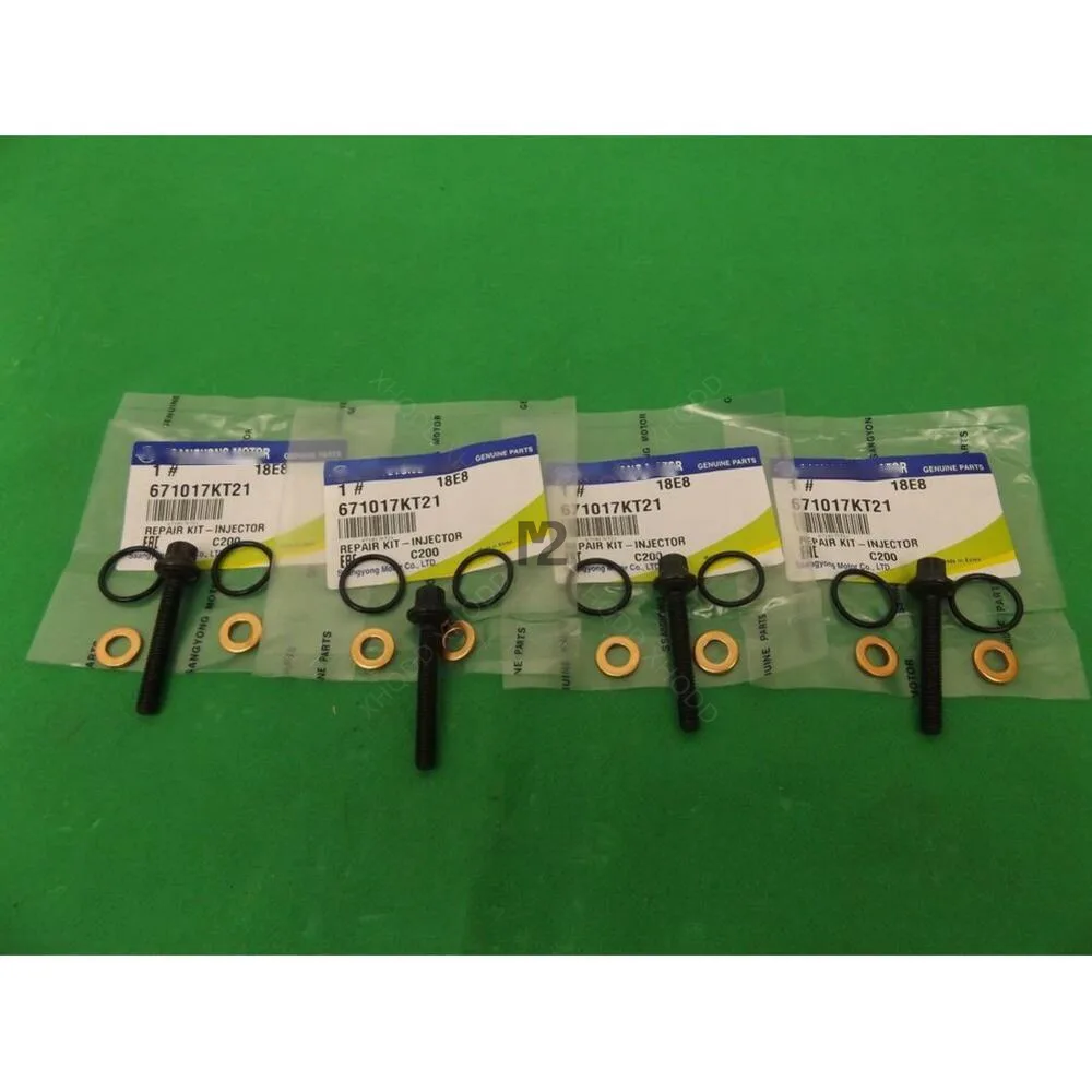 FOR GENUINE SSANGYONG STAVIC MPV A100 SERIES 4 CYL 2.0 L TD INJECTOR REPAIR KIT SET 671017KT21 6719900301 6710170060 6710170061