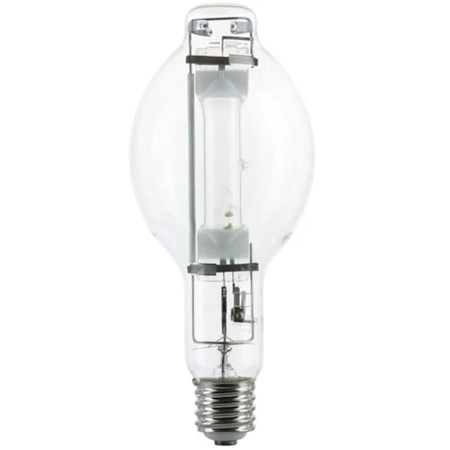 03680-SU MH1000/U/BT37 M47 Metal Halide Lamp, 1000 Watts, Mogul Base E39,BT37, 12, 000 Hours Life, 110, 000 Lumen, Clear Finish