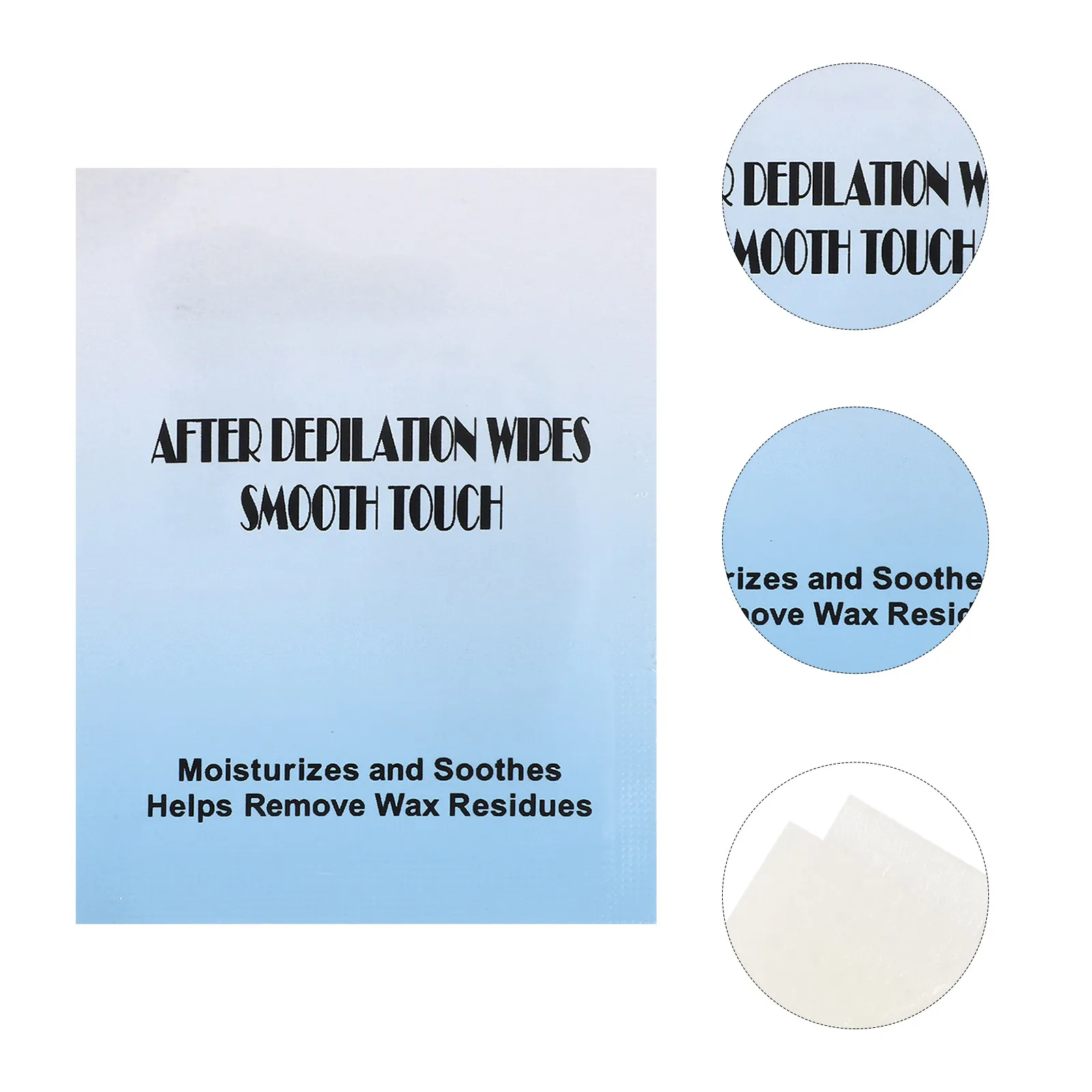 

20Pcs Skin Care Wax Remover Wipes Facial Body Hair Removal Cleaning Tissues Post Wax Care Soothing Hydrating