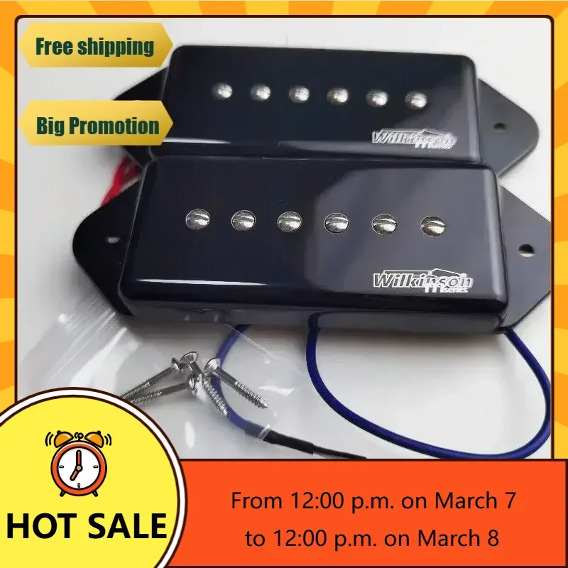 Wilkinson W90DE Ceramic Magnet P90 Dog Ear Single Coil Pickup for LP/SG Guitar QX-Music Store