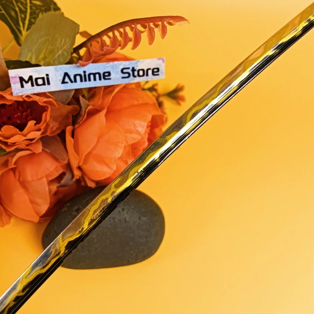 10 بوصة صغيرة تانجيرو كاتانا أينيمي كيميتسو نو يابا كاتانا اليابانية الحقيقية الصغيرة الأصلية الساموراي المعادن شيطان القاتل السيف لعبة هدية #3