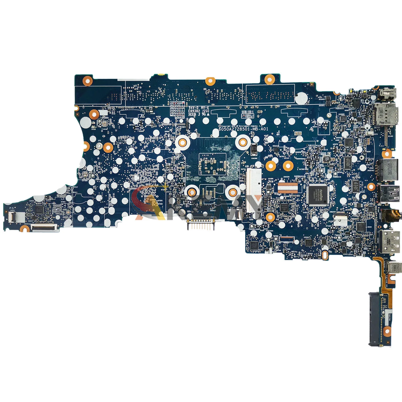 6050A2728501 For HP EliteBook 840 G3 850 G3 Laptop Motherboard With i5 i7 6th Gen CPU DDR4 826806-001 100% Fully Tested