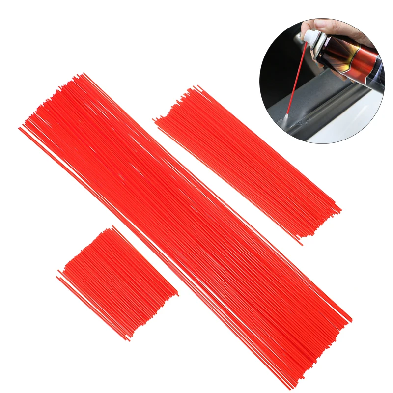 100pcs Spray Can Extension Straw Replacement Accessories Rust Remover Lubricant Spray Straws