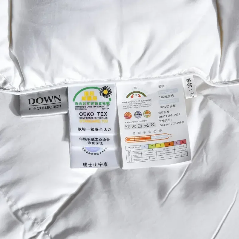 Down duvet 95 white goose down five-star hotel warm double single duvet core goose down duvet