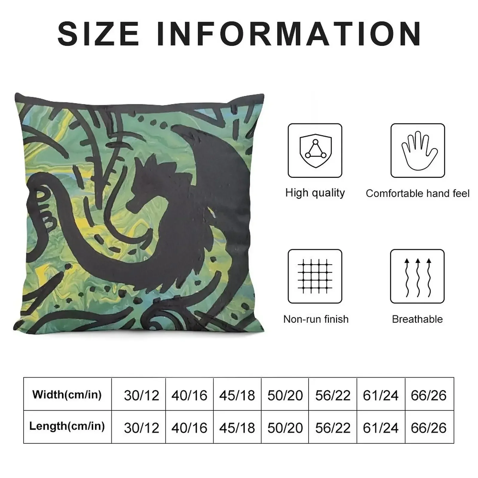 Green Dragon Pour Throw Pillow christmas decorations 2025 ornamental pillows christmas supplies Pillowcase Cushion pillow