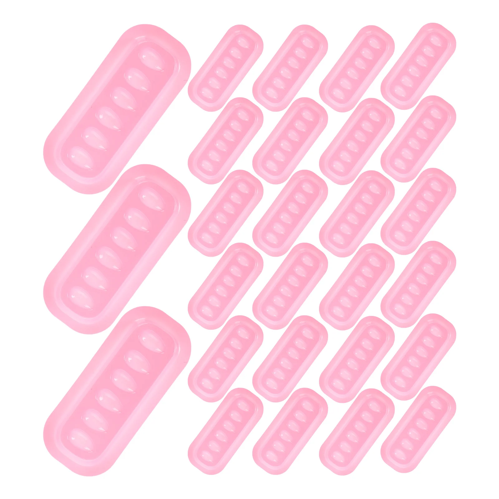 100 stuks lijmhouder voor wimperextensions plastic beker wimpertoepassingstool zelfklevende container professionele make-upartiest