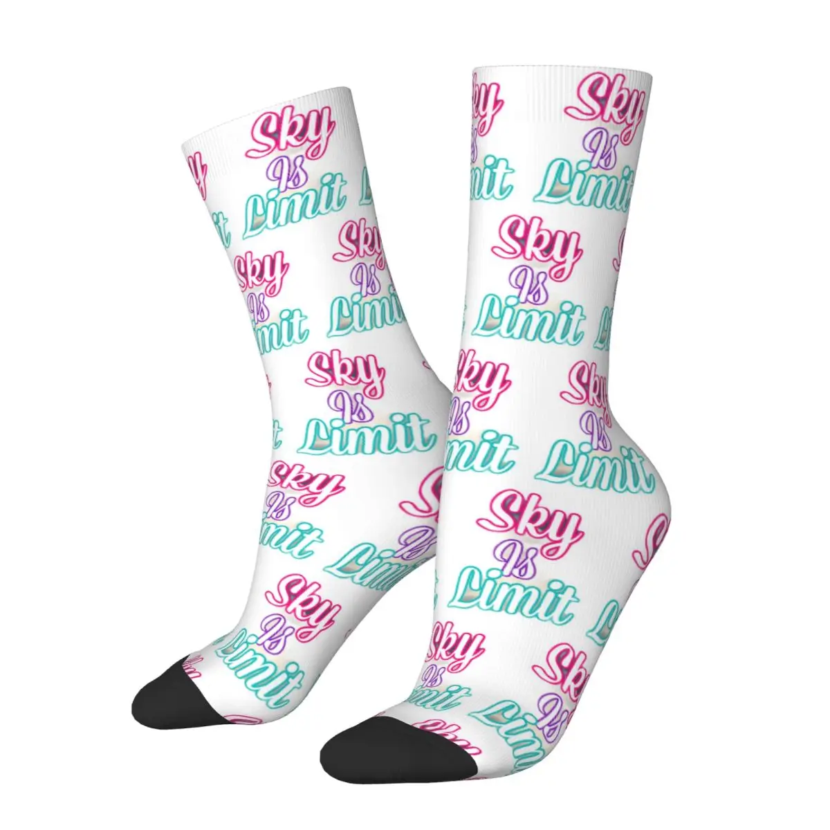 Copy Of Sky Is Limit Socks Harajuku Sweat Absorbing Stockings All Season Long Socks Accessories for Man's Woman Christmas Gifts