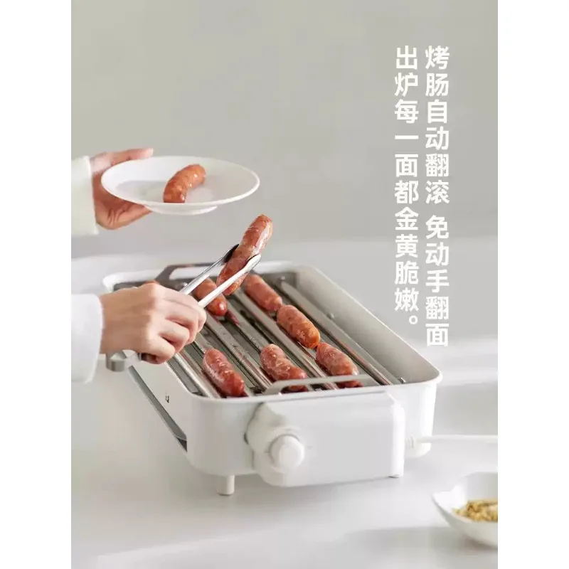 Multifunctional Electric BBQ Grill Pan Household Integrated Indoor Barbecue Sausage Cooking Machine