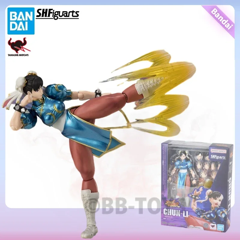 

В наличии BB Bandai Original BOX S.H.Figuarts SHF STREET FIGHTER CHUN LI OUTFIT 2, фигурка аниме, модель, комплект, готовая игрушка в подарок