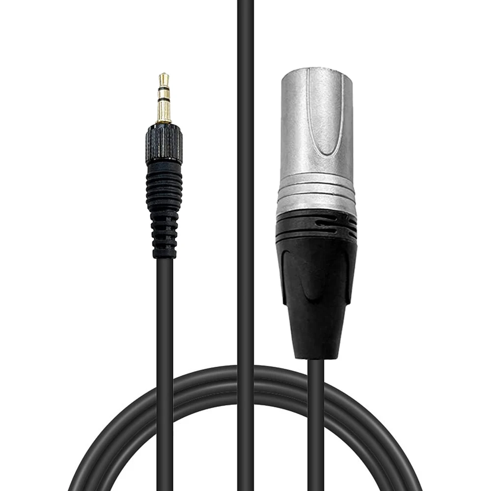 Replacement Locking 3.5mm Aux TRS XLR Balanced Cable For Sennheiser Pro Audio EW 112P G4 G4–A G4–A1 G4–G Lavalier Microphone