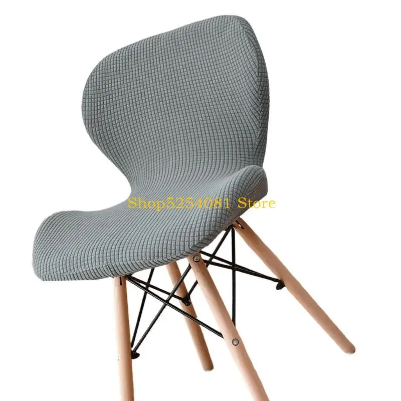 AXYC Curveds Butterfly Chair Cover Polars Fleece Dining Chairs Slipcovers Washable Elastic Accent Cover for Hotel Banquet